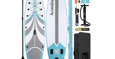 Acooday Lake Blue Inflatable Paddle Board